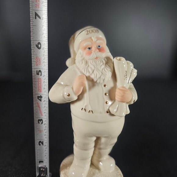 Lenox For The Holidays Santa's List 2008 Christmas Porcelain Figurine - Picture 7 of 7